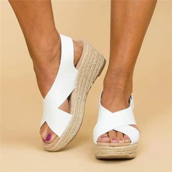 Cora | Women's Summer Slingback Wedge Sandals