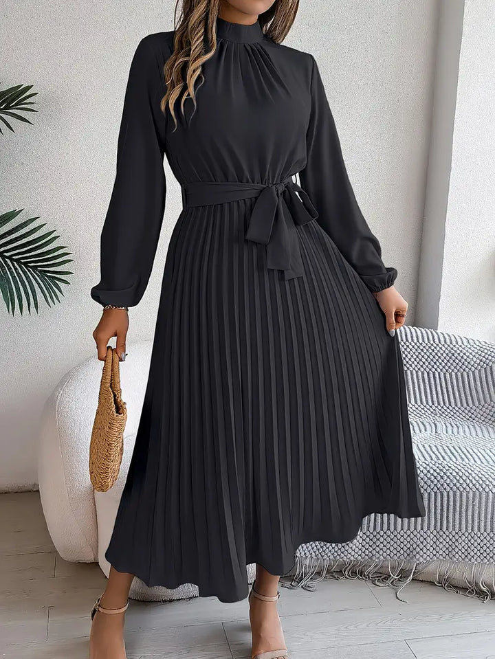 Laura | Women’s Evening Pleated Midi Dress