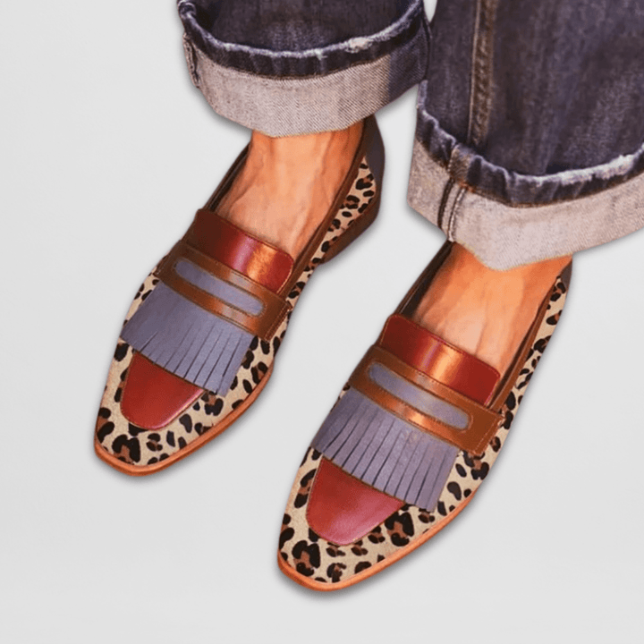 Sophie | Women’s Casual Leopard Print Loafers