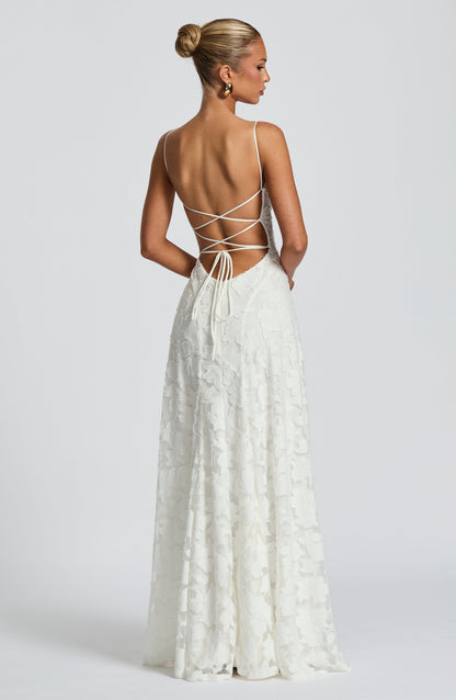 Sofia | Women's Elegant Embroidered Maxi Evening Dress