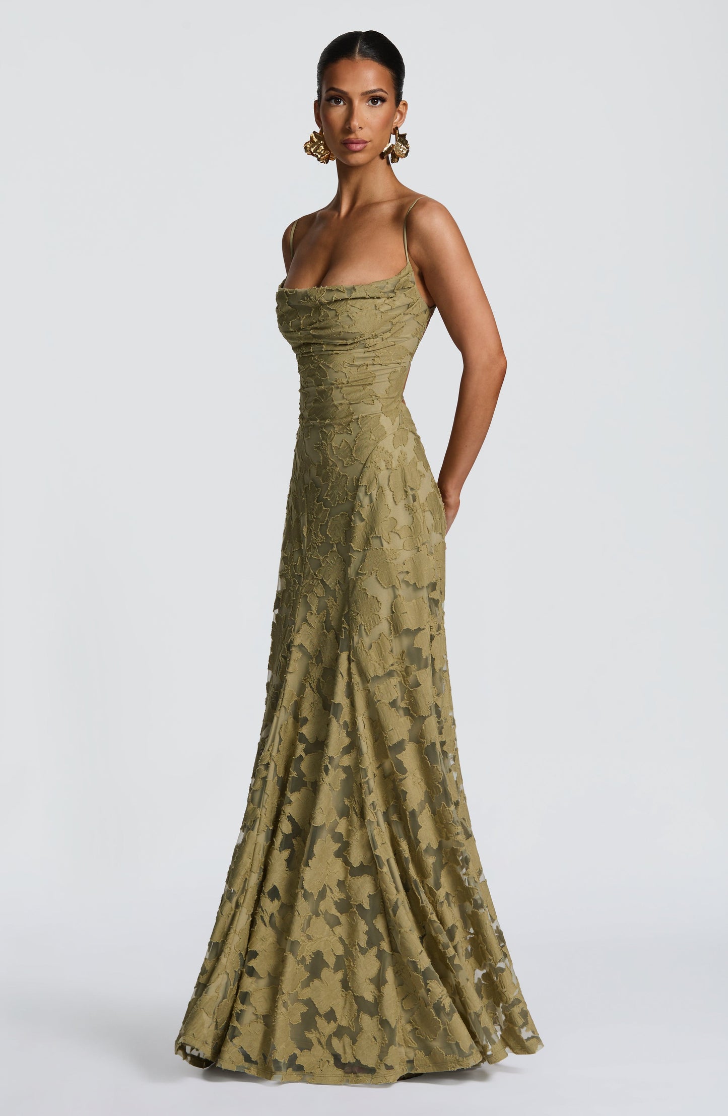 Sofia | Women's Elegant Embroidered Maxi Evening Dress