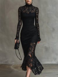 Freya | Women's Sophisticated Mermaid Lace Evening Maxi Dress