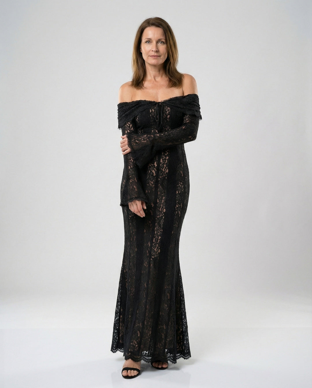 Zena | Women’s Maxi Off-Shoulder Wedding Guest Dress