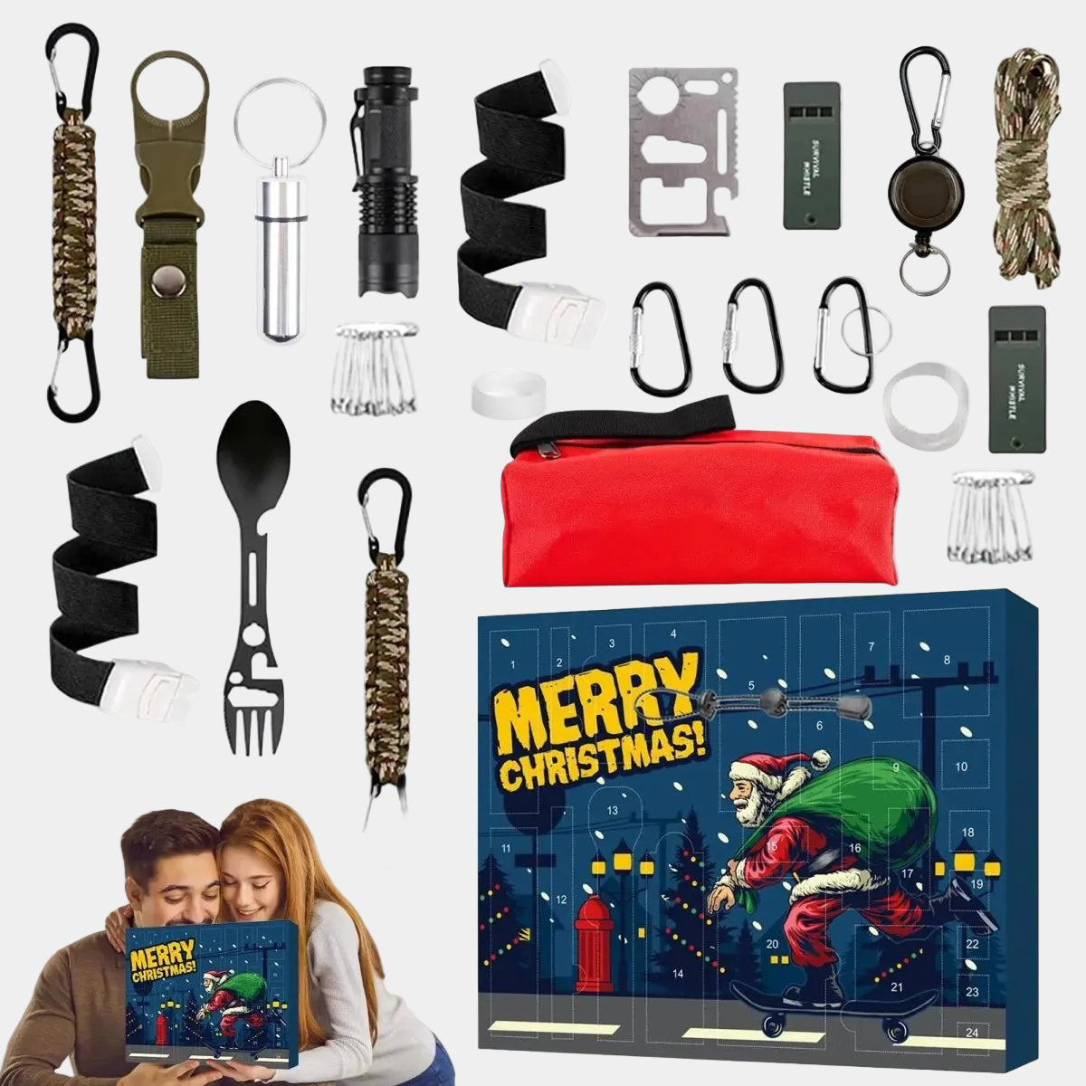 Gemma | Women's 24-day Advent Calendar with outdoor tools