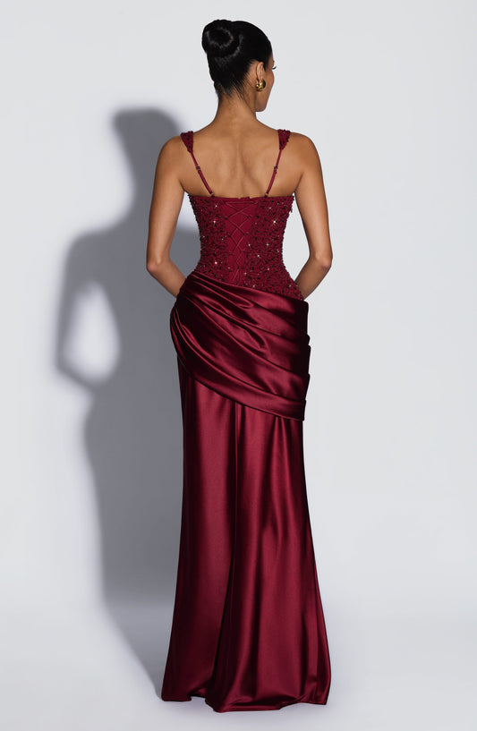 Grace | Women's Sparkle Corset Maxi Dress