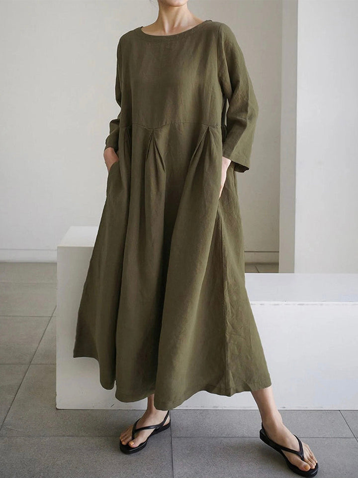 Tanya | Women’s Summer Linen Maxi Dress
