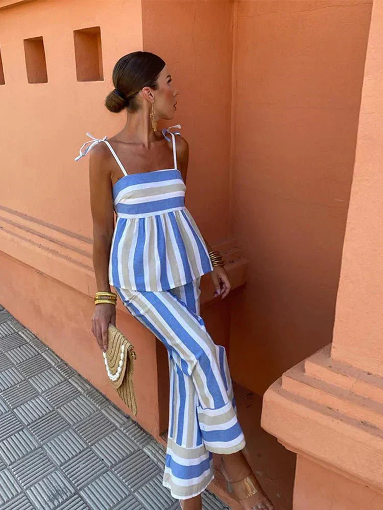 Teagan | Women’s Summer Wide-Leg Maxi Dress