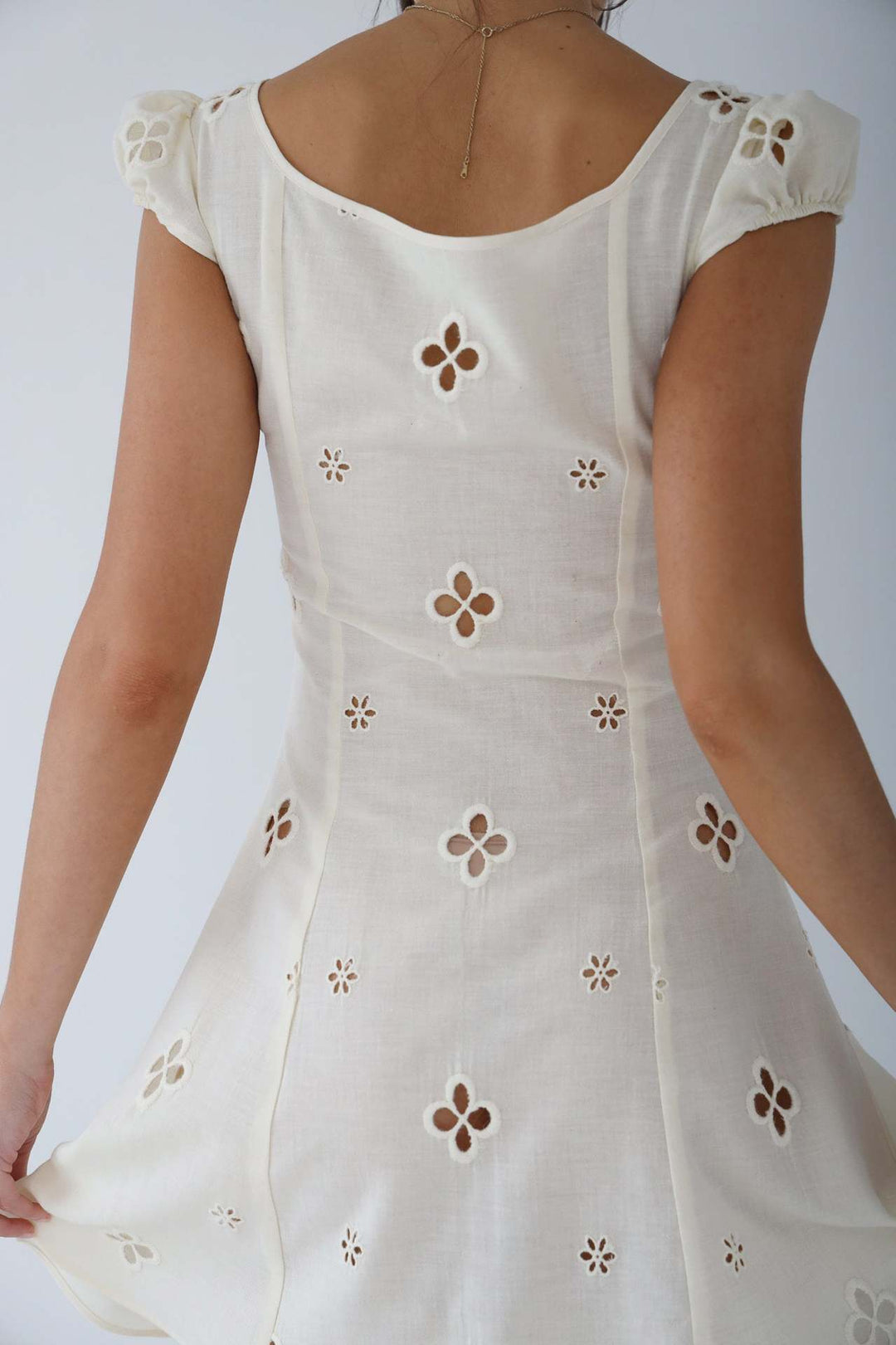 Vera | Women’s Cut-Out Wedding Guest Midi Dress
