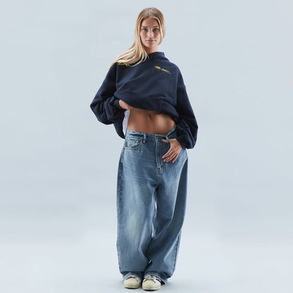 Roba | Women's Casual Oversized Text Hoodie
