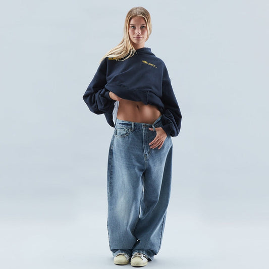 Roba | Women's Casual Oversized Text Hoodie