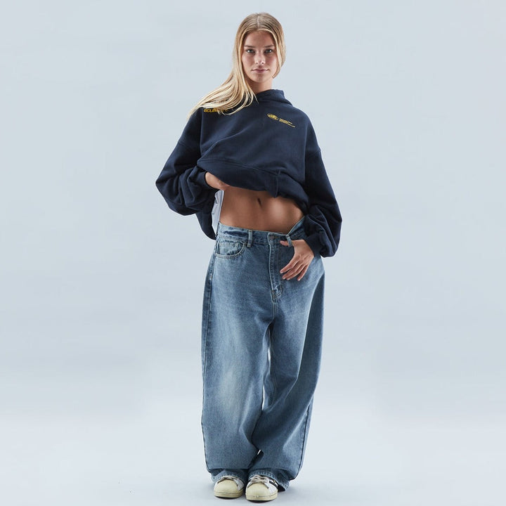 Roba | Women's Casual Oversized Text Hoodie