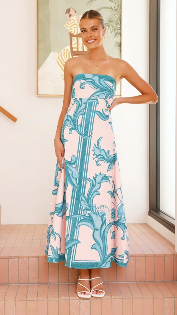 Kailey | Women’s Strapless Wedding Guest Dress
