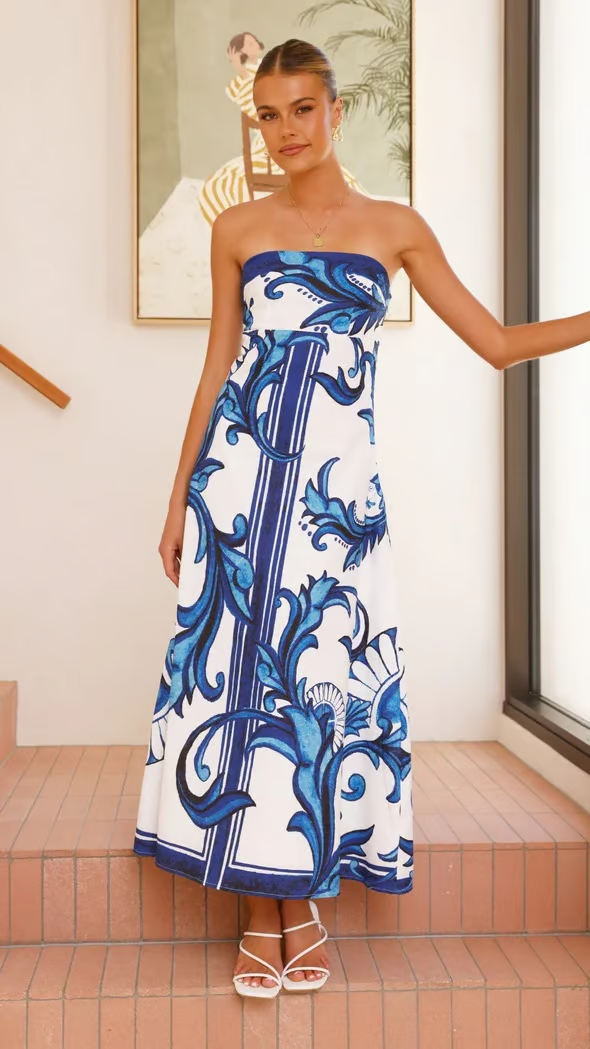 Kailey | Women’s Strapless Wedding Guest Dress