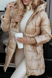 Charlotte | Women's Hooded Long Puffer Jacket