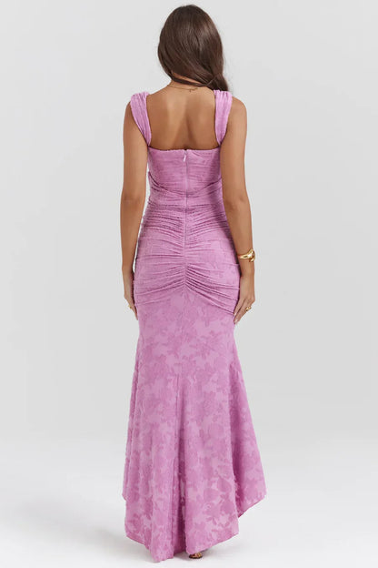 Anna | Women's Embroidered Asymmetrical Wedding Guest Dress