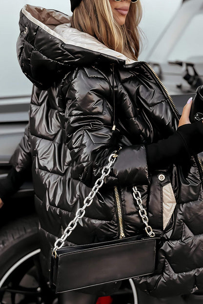 Charlotte | Women's Hooded Long Puffer Jacket