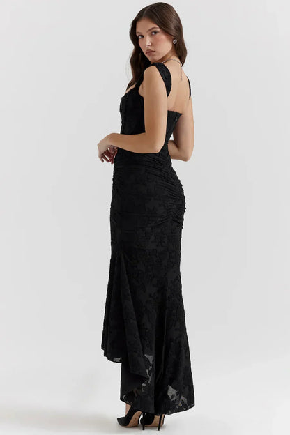 Anna | Women's Embroidered Asymmetrical Wedding Guest Dress