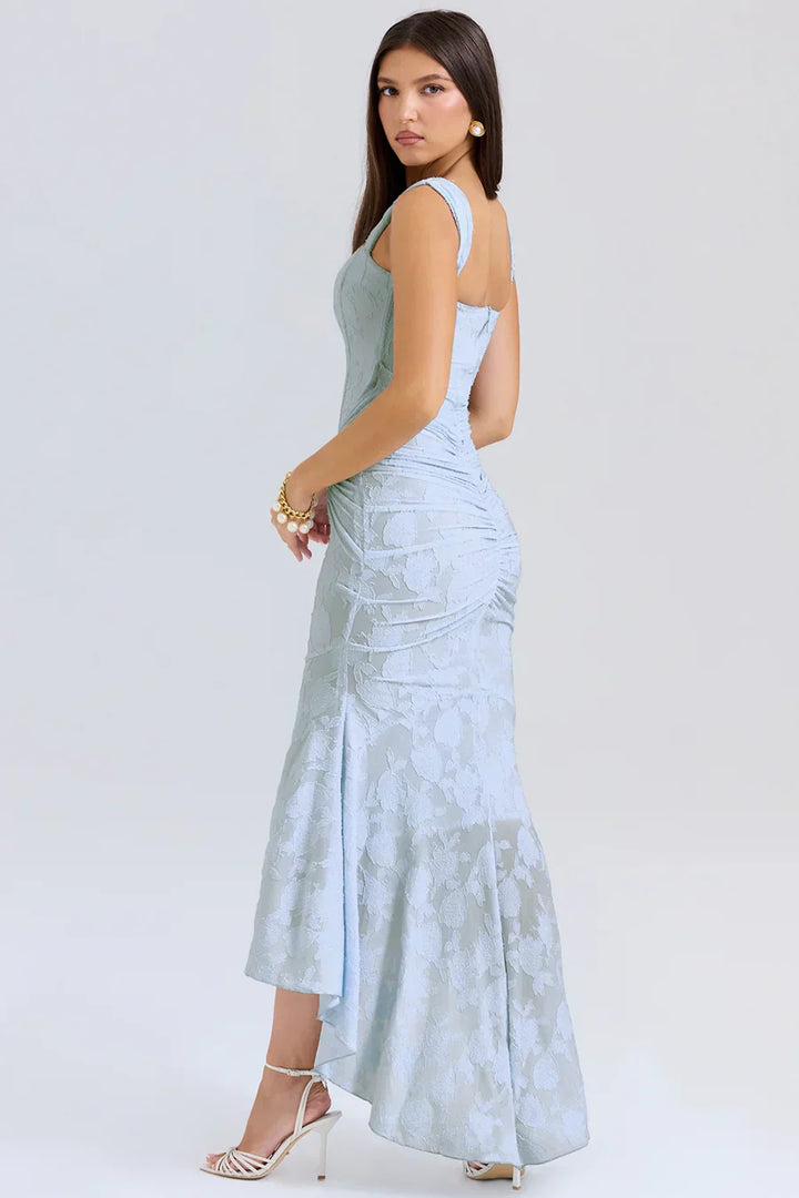 Anna | Women's Embroidered Asymmetrical Wedding Guest Dress