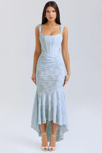 Anna | Women's Embroidered Asymmetrical Wedding Guest Dress