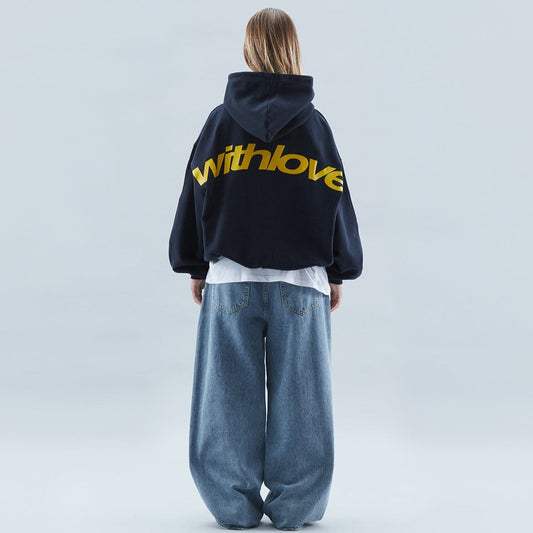 Roba | Women's Casual Oversized Text Hoodie