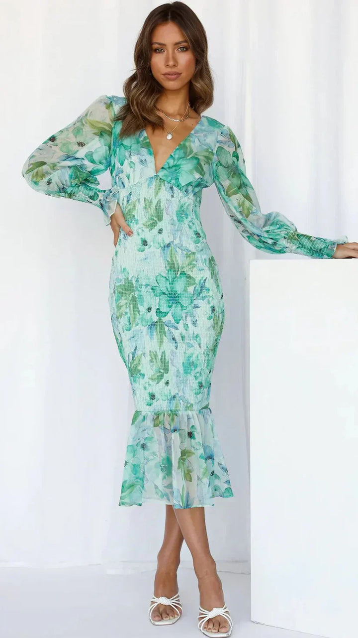 Oaklyn | Women’s Summer Floral Wedding Guest Dress