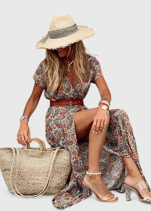 Martha | Women's Summer Wedding Guest Maxi Dress
