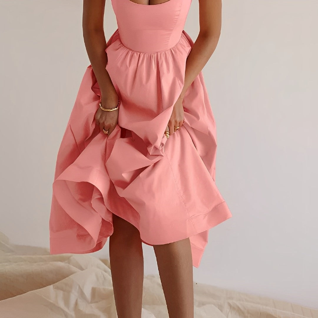 Azaria | Women’s A-Line Summer Midi Dress