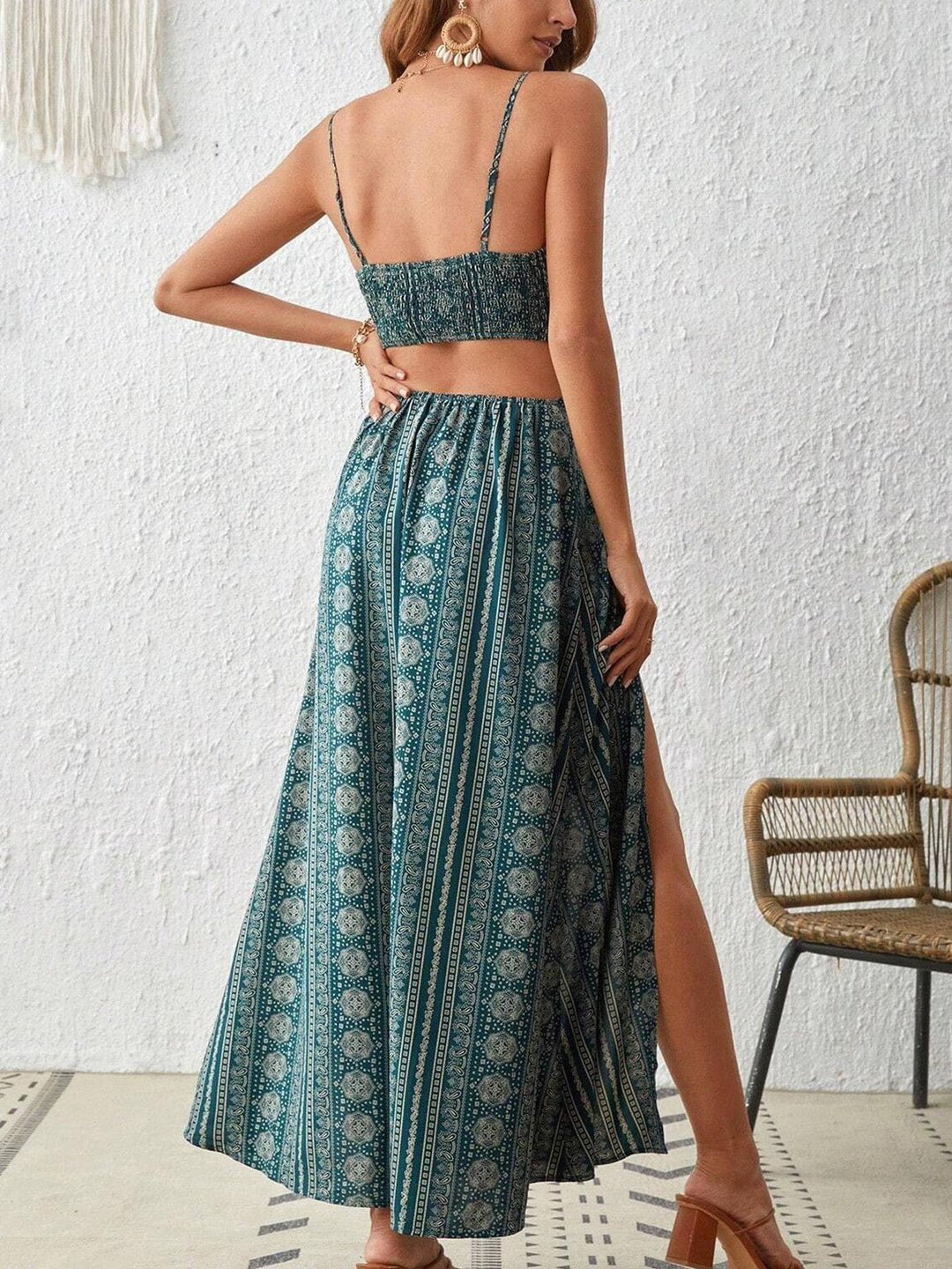 Isla | Women’s Smocked Boho Summer Maxi Dress