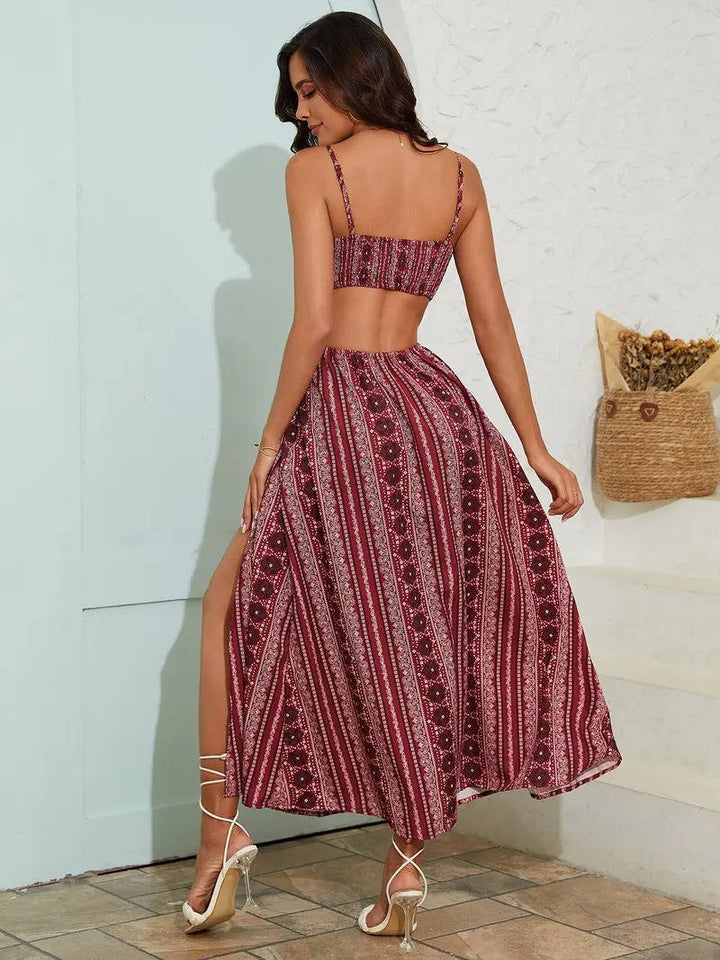 Isla | Women’s Smocked Boho Summer Maxi Dress