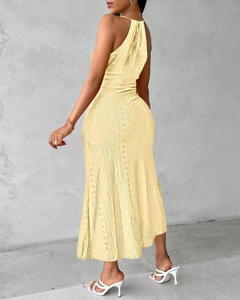 Amaya | Women’s Halter Neck Summer Maxi Dress