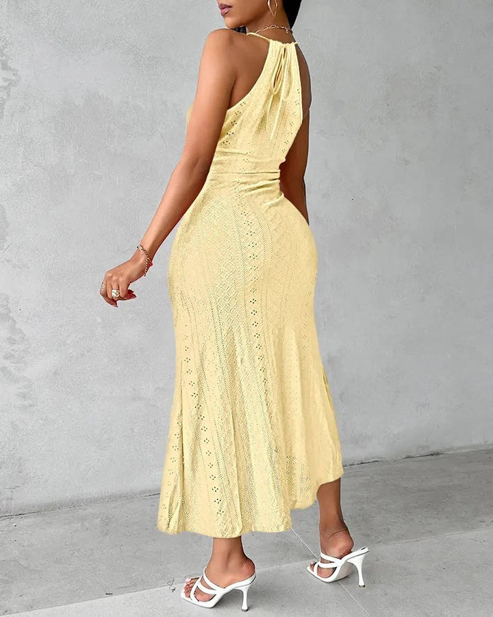 Amaya | Women’s Halter Neck Summer Maxi Dress