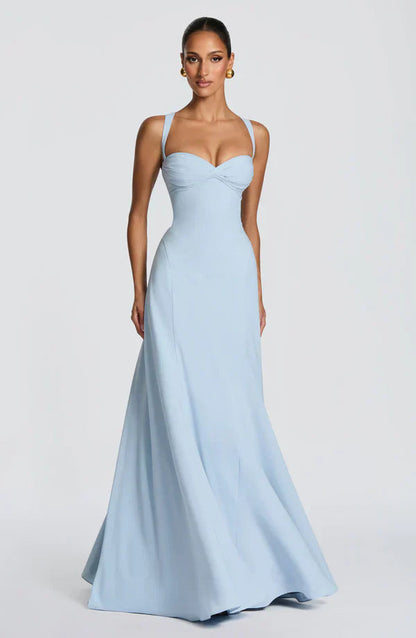 Laurel | Women's Sweetheart Wedding Guest Maxi Dress