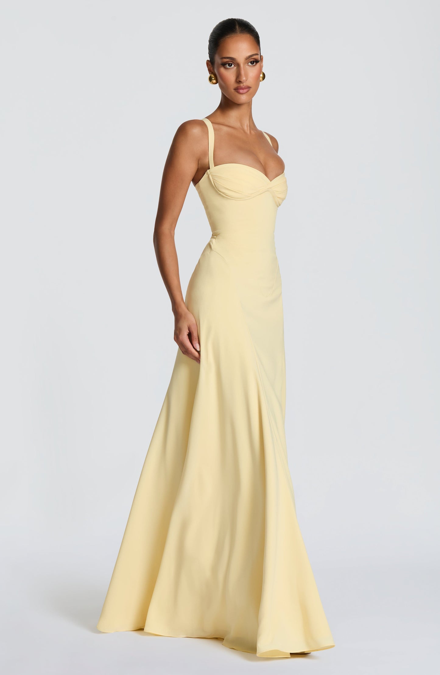Laurel | Women's Sweetheart Wedding Guest Maxi Dress