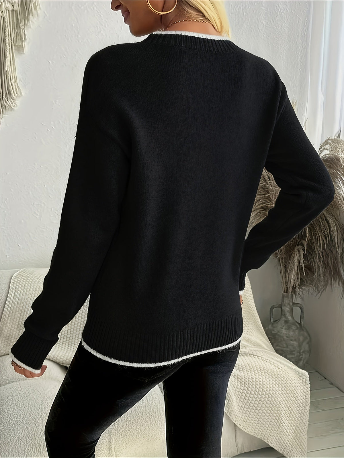 Isabella | Women's Festive Snowflake Christmas Jumper