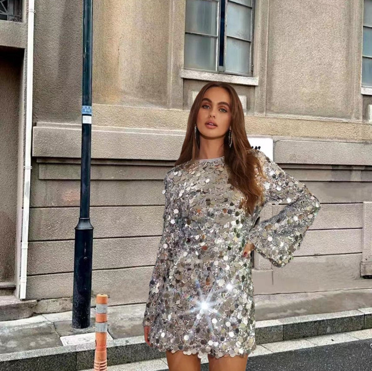 Isabella | Women's Sequin Christmas Party Mini Dress