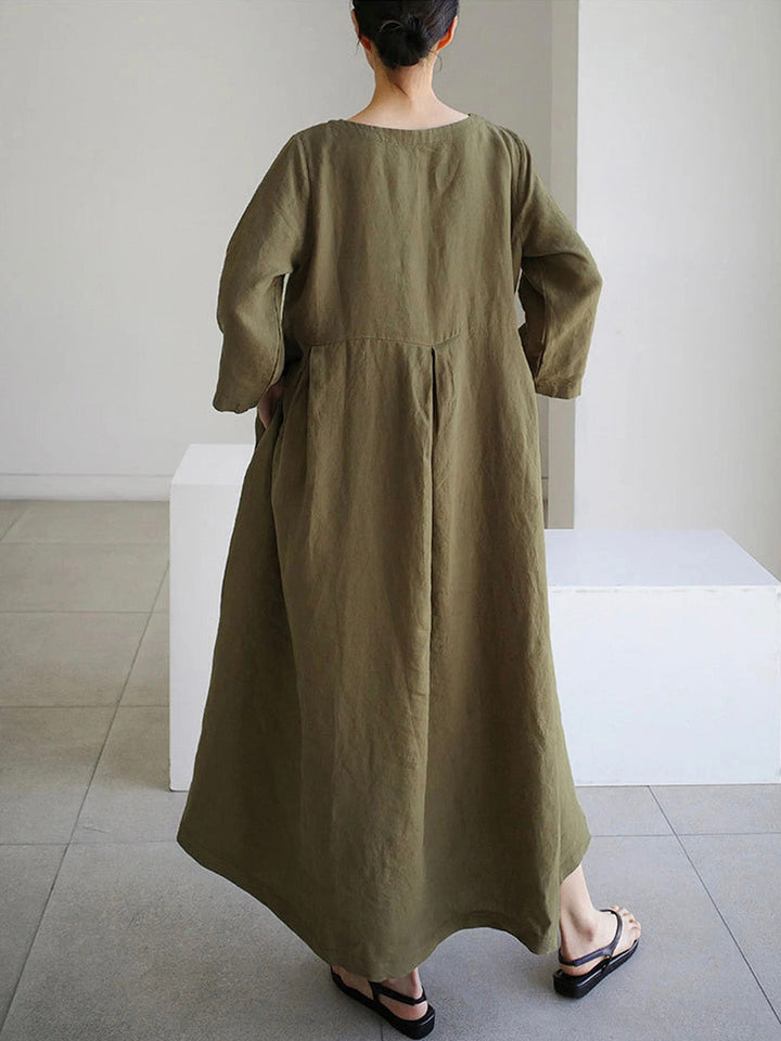 Tanya | Women’s Summer Linen Maxi Dress