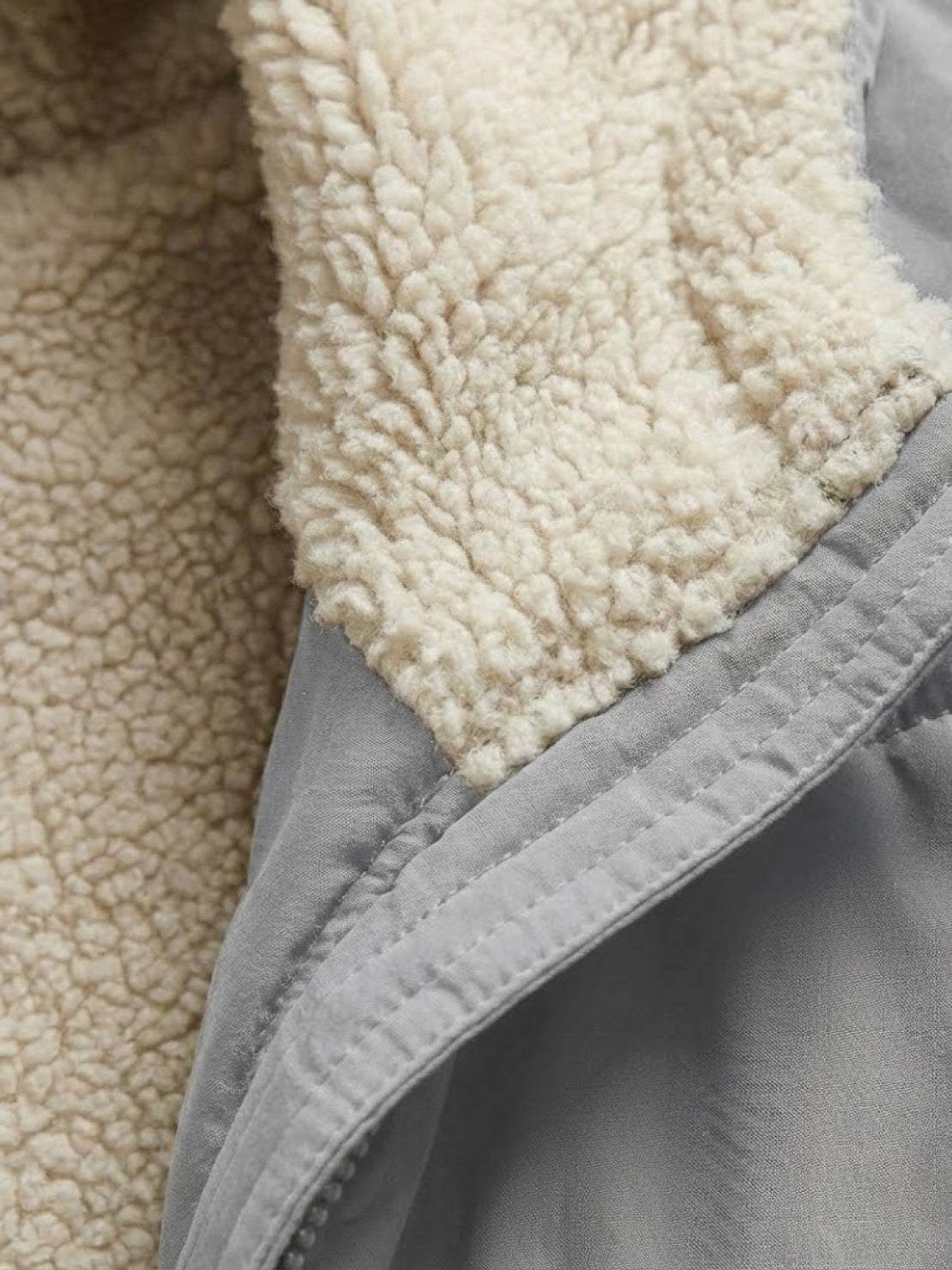 Jasmine | Women's Quilted Sherpa-Lined Hooded Teddy Coat