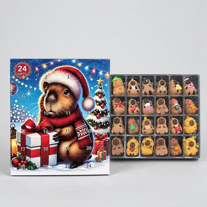 Joanne | Children's Christmas Advent Calendar with capybaras Numbered Countdown Box