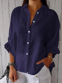 Brooke | Women's Casual Relaxed Fit Button Shirt