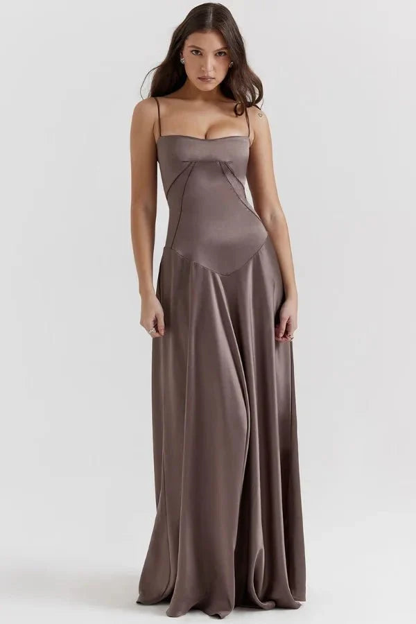 Karen | Women's Formal Corset Evening Maxi Dress