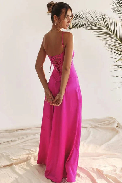 Karen | Women's Formal Corset Evening Maxi Dress