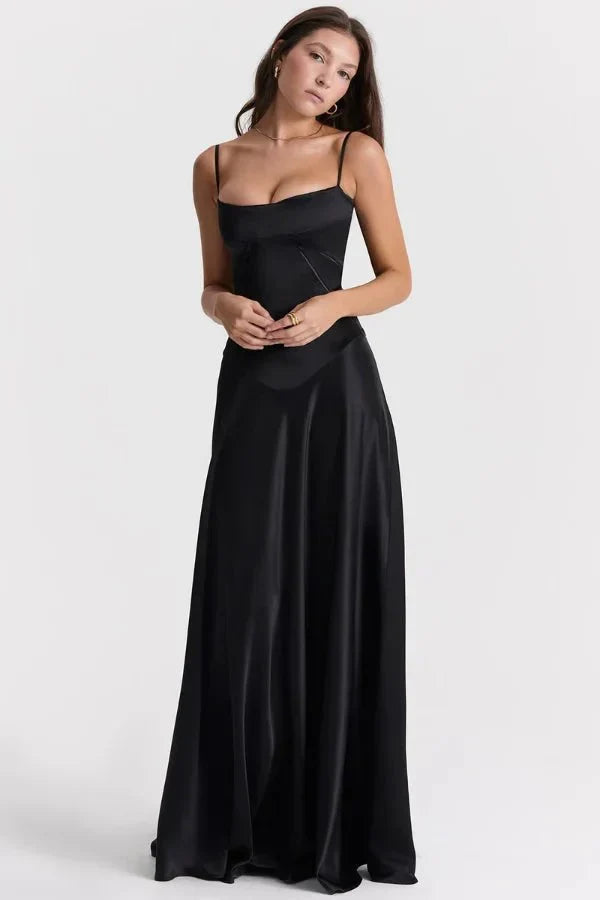 Karen | Women's Formal Corset Evening Maxi Dress