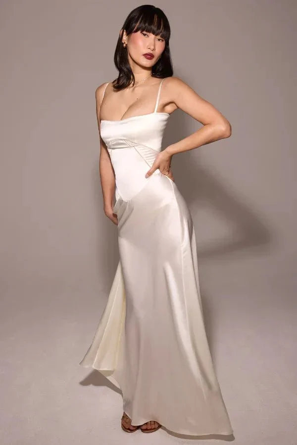 Karen | Women's Formal Corset Evening Maxi Dress