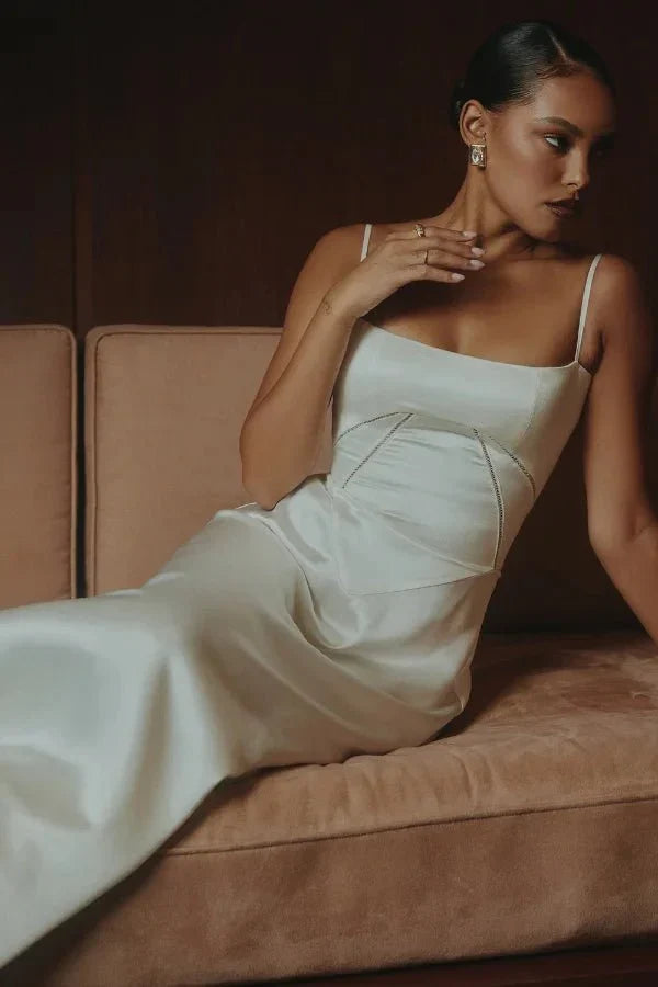 Karen | Women's Formal Corset Evening Maxi Dress