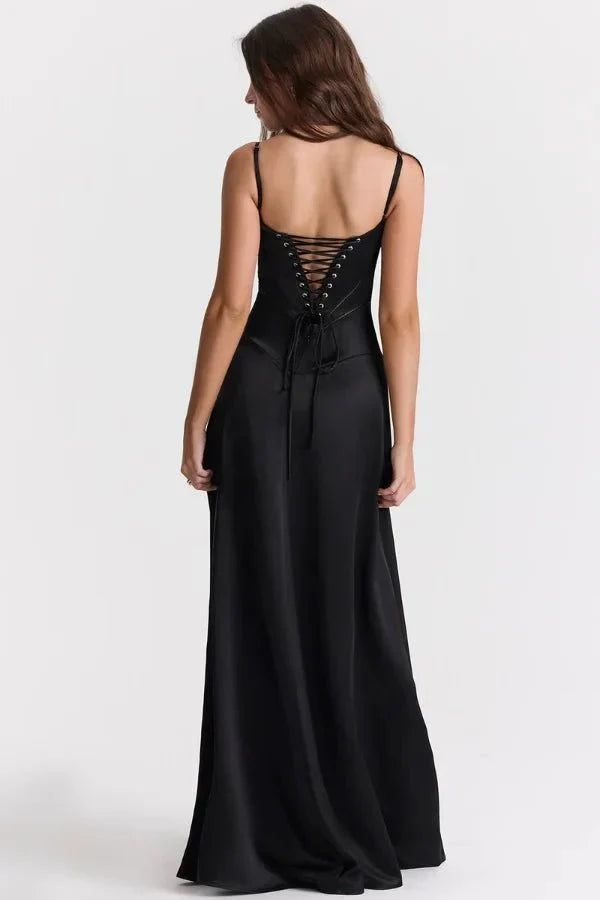 Karen | Women's Formal Corset Evening Maxi Dress