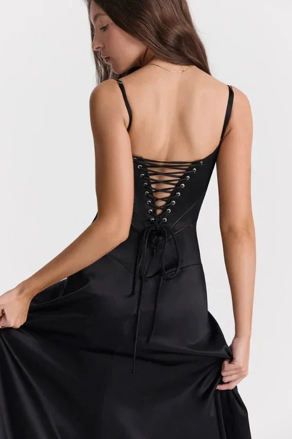 Karen | Women's Formal Corset Evening Maxi Dress