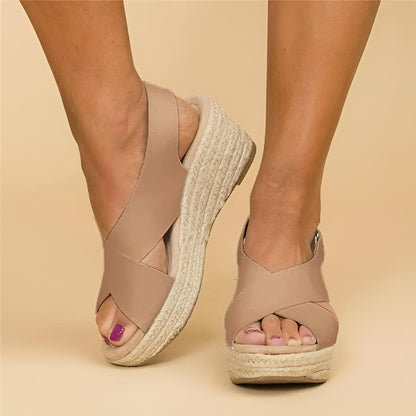 Cora | Women's Summer Slingback Wedge Sandals