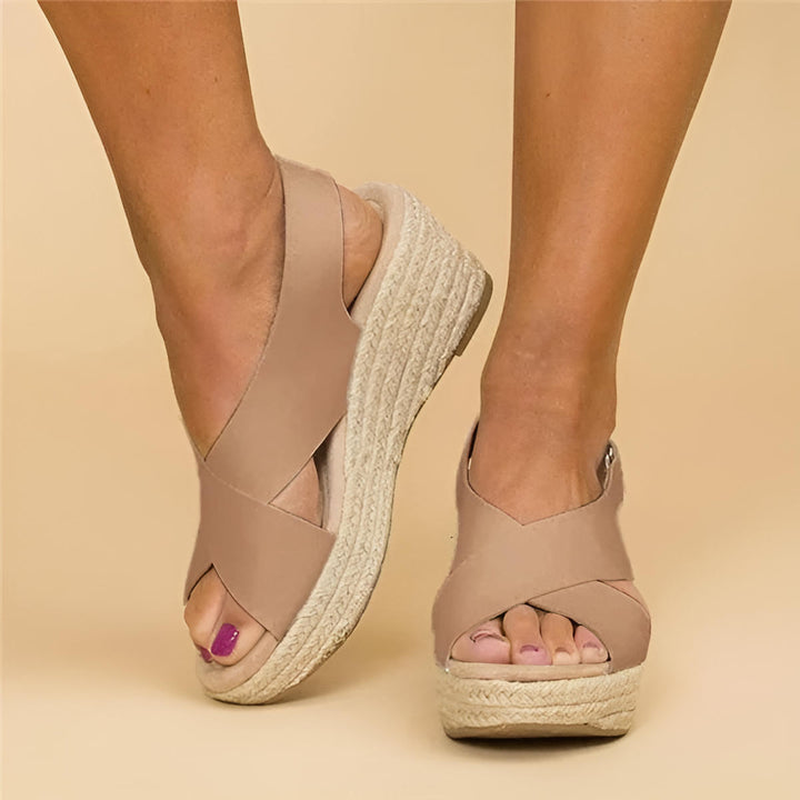 Cora | Women's Summer Slingback Wedge Sandals