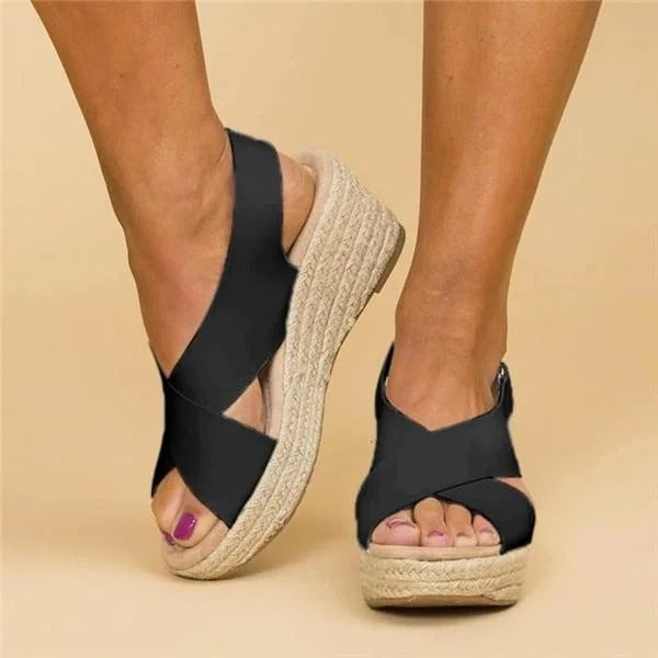 Cora | Women's Summer Slingback Wedge Sandals