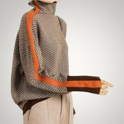 Sage | Women's Knitted Turtleneck Sweater